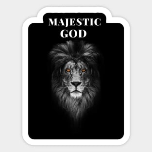 majestic god Sticker